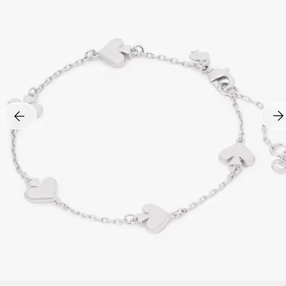 🆕 Kate spade Spot The Spade Metal Scatter Bracelet